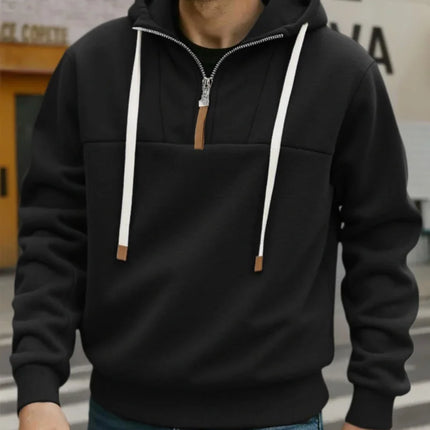 Men's Hoodie Zipper Warm Sweatshirts Fashion Men Casual Jacket Autumn Winter Outdoor Hoodie Pullover Male Sportswear Streetwear