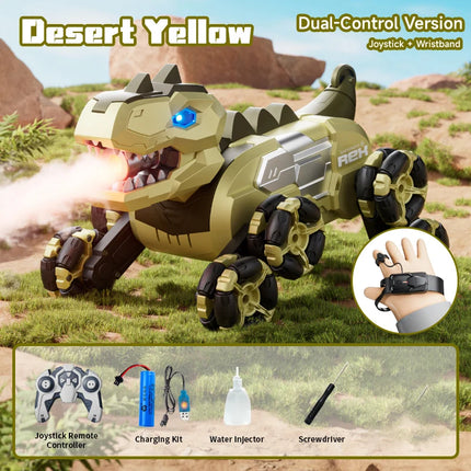 Y12 Dinosaur 8WD RC stunt car 2.4G Off-Road remote control car with spray/light RC Drift Monster Truck Electric Children Toys