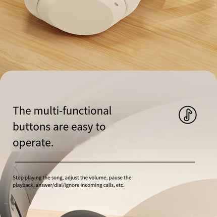 M5 wireless headphones, Bluetooth 5.3 HiFi stereo headphones, noise-cancelling gaming headphones, foldable headphones with micro