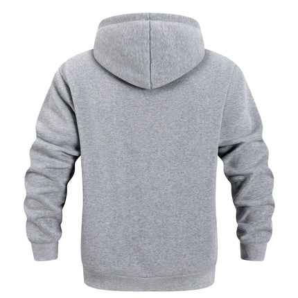 Men's Hoodie Zipper Warm Sweatshirts Fashion Men Casual Jacket Autumn Winter Outdoor Hoodie Pullover Male Sportswear Streetwear