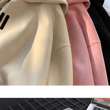 Men's Hoodie Classic Style Men's and Women's Clothing Autumn and Winter Casual Super Large Hoodie Sportswear Warm and Windproof