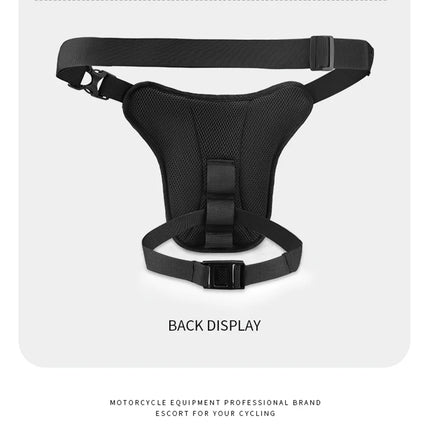 LED Light Drop Leg Bag Motorcycle Waterproof Waist Bag Hip Bum Fanny Pack For Outdoor Riding Cycling Hiking Fishing Climbing
