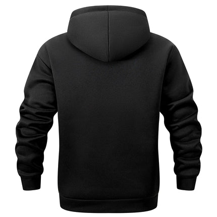 Men's Hoodie Zipper Warm Sweatshirts Fashion Men Casual Jacket Autumn Winter Outdoor Hoodie Pullover Male Sportswear Streetwear