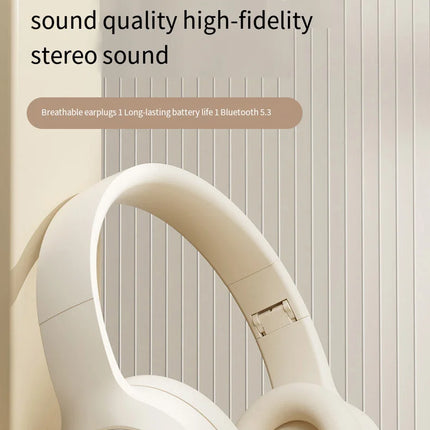 M5 wireless headphones, Bluetooth 5.3 HiFi stereo headphones, noise-cancelling gaming headphones, foldable headphones with micro