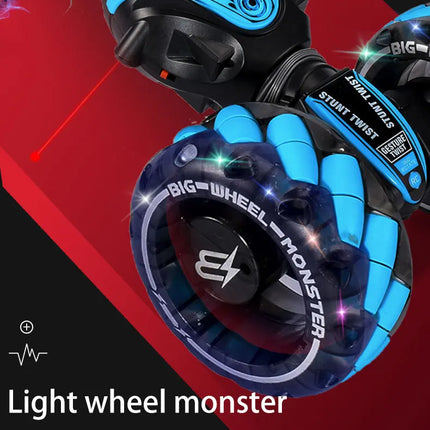 ZWN 1:12 4WD RC Car Radio Gesture Induction Music Light Stunt Remote Control Car off-Road Control  Boys Toys for Children Gifts