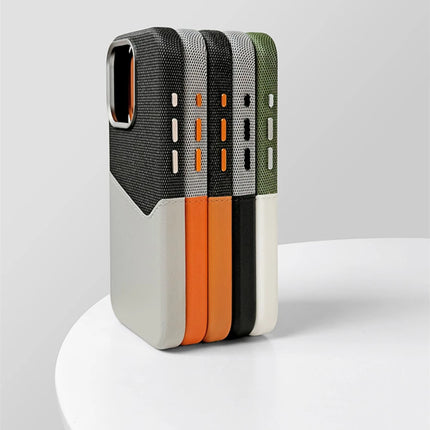 Card Holder Pocket MagSafe Leather Case Compatible with iPhone 17 Wireless Charging Protective Case