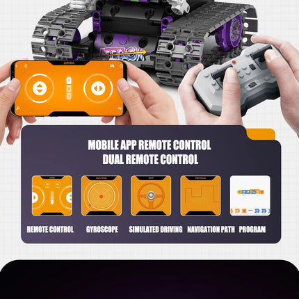 549PCS Integrated Robot Esports Girl Scorpion 3-in-1 Programming Remote Control Electric Assembly Building Block Model Toys Gift