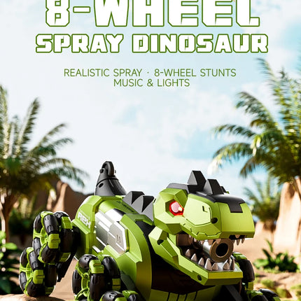 Y12 Dinosaur 8WD RC stunt car 2.4G Off-Road remote control car with spray/light RC Drift Monster Truck Electric Children Toys
