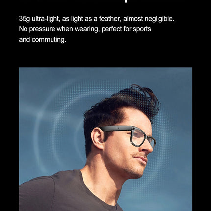 LIGE Smart Glasses 100W Pixel Camera Smart Glasses Camera Bluetooth Call Music Sunglasses AI Voice Assistant Video Sound Record