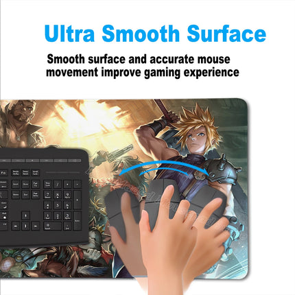 90x40 FINAL FANTASY VII Lockhart Large Mousepad Xxl Gaming Accessories Gamer Keyboard Desk Mat PC Accessories E-Sports Mouse Pad