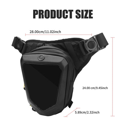 Smart LED Screen Motorcycle Bicycle Leg Bag Waterproof Ride Cycling Drop Leg Side Bag For Men Women DIY Pattern APP Control