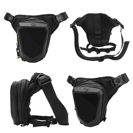 Smart LED Screen Motorcycle Bicycle Leg Bag Waterproof Ride Cycling Drop Leg Side Bag For Men Women DIY Pattern APP Control