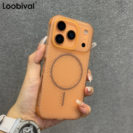 Breathable Heat Dissipation Magnetic Phone Case For iPhone 17 Air 17 16 15 14 13 12 Pro Max Plus Magsafe Wireless Charging Cover