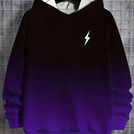 Men's Hoodie 3D Gradient Print Sweatshirts For Men Casual Hooded Shirt Hoodies Pullover Clothes Y2k Harajuku Top Men's Clothing
