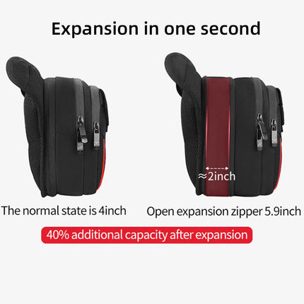 LED Red Light Motorcycle Leg Bag Thigh Belt Hip Bum Waterproof Ride Cycling Biker Waist Bag Fanny Pack Moto Travel Hiking Pocket