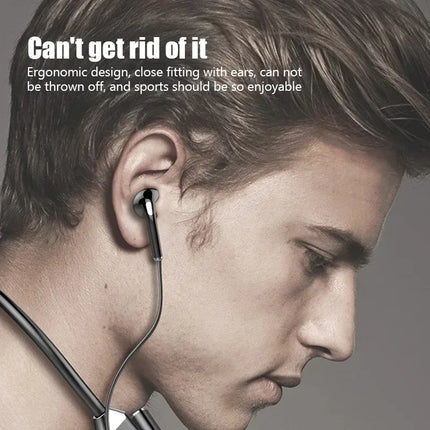 Wireless Neckband Bluetooth Earphones High Sound Quality Stereo Battery Display HD Voice Call Sports Headphones New Product 2025