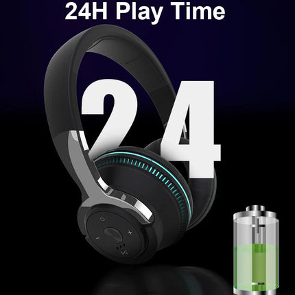 Super Bass Gaming Headsets RGB Lights Effect Wireless Bluetooth Headphones HIFI Sound Noise Reduction Gamer Earphones in HD Mic
