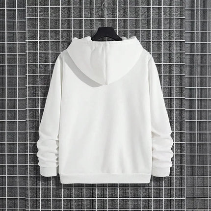 Male Daily Casual Fashion Pullover Outdoor Gym Fitness Sporty Hooded Coats Men's Hoodie Autumn Winter High Grade Warm Sweatshirt