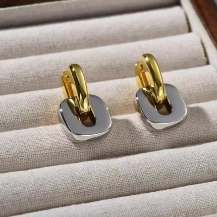 Gold Color Earrings Exaggerate Style Fashion Personalized Jewelry Exquisite Holiday Gifts Celebrity Same