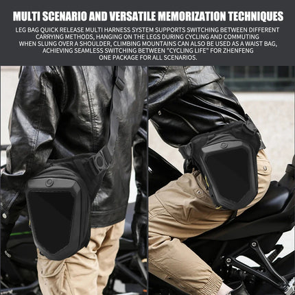 Smart LED Screen Motorcycle Bicycle Leg Bag Waterproof Ride Cycling Drop Leg Side Bag For Men Women DIY Pattern APP Control