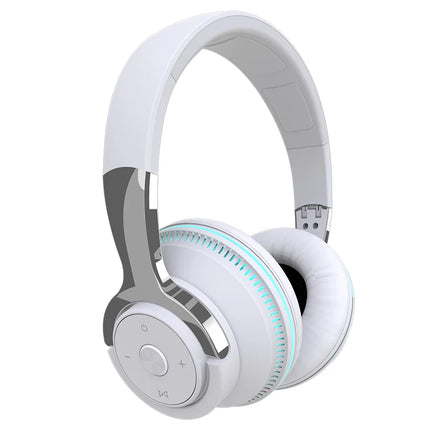 Super Bass Gaming Headsets RGB Lights Effect Wireless Bluetooth Headphones HIFI Sound Noise Reduction Gamer Earphones in HD Mic