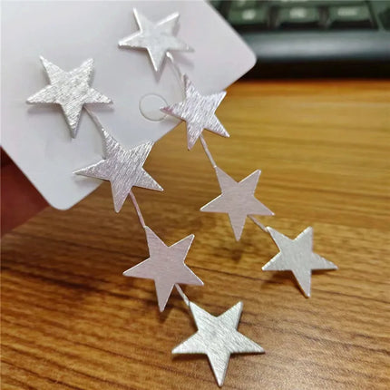 Beautiful Stars Long Earrings For Women Unique Statement New Fashion Jewelry Wholesale
