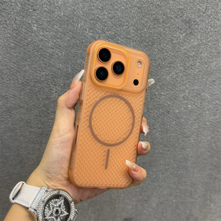 Breathable Heat Dissipation Magnetic Phone Case For iPhone 17 Air 17 16 15 14 13 12 Pro Max Plus Magsafe Wireless Charging Cover