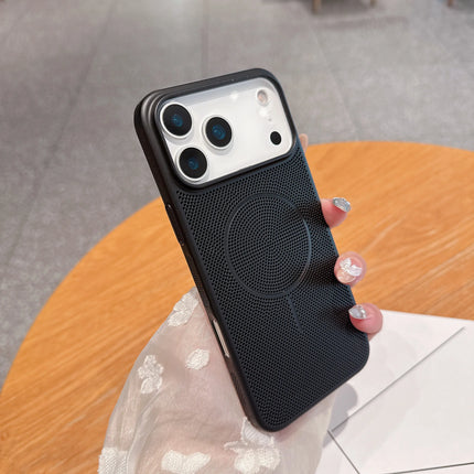 Cooling Heat Dissipation Magnetic Phone Case for iPhone 17 16 15 14 13 12 11 Pro Max Plus 17Pro Breathable Shockproof Back Cover