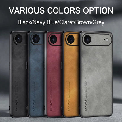 For iPhone 17 Air Skin Feel Shockproof Matte Leather Case Soft Back Cover Funda For iPhone 17 Air Pro Max Protector
