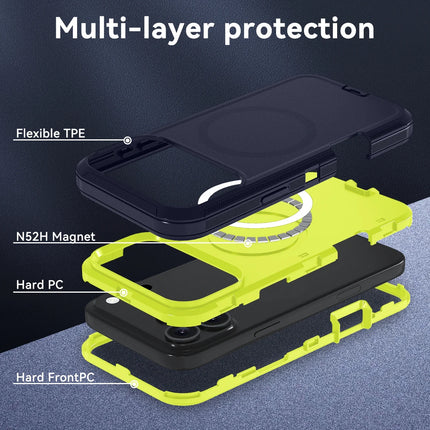 Heavy Duty Rugged Defender Cover for Official IPhone 17 Otter Armor Box for Magesafe Wireless Charge Case