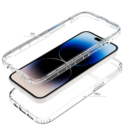 Full Protection Transparent Clear Phone Case for iPhone 17  Soft Shockproof Back Cover