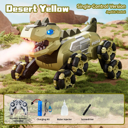 Y12 Dinosaur 8WD RC stunt car 2.4G Off-Road remote control car with spray/light RC Drift Monster Truck Electric Children Toys