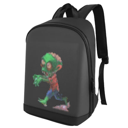 New Loy-S Led Motorcycle Backpack Luminous Display Screen Waterproof Diy Pattern Remote Operation Motorcycle Riding Backpack