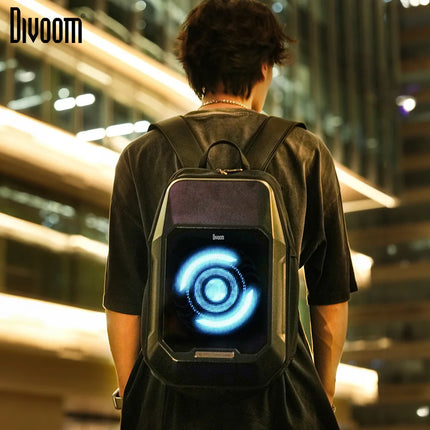Divoom Cyberbag 64x64 Pixel LED Display 15-Inch Laptop Shoulder Bag Backpack Camera Portable Men Waterproof Backpack 2024 New