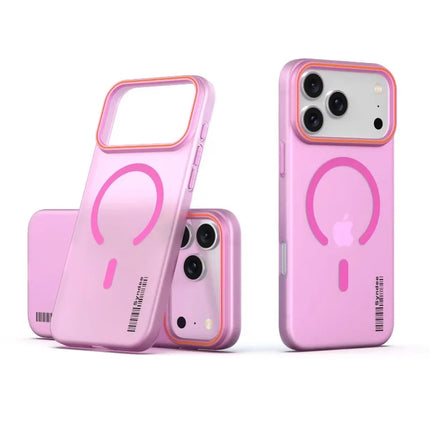 Luxury Translucent Matte Magnetic Phone Case For iPhone 17 Magsafe Wireless Charging Anti-Drop Protect Cover