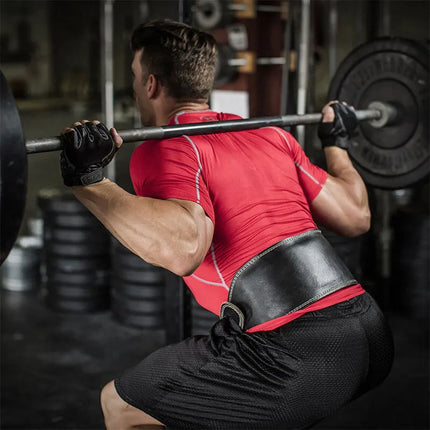 Squat Belt Professional Leather Fitness Belt Weightlifting Deadlift Fitness Waist Belt