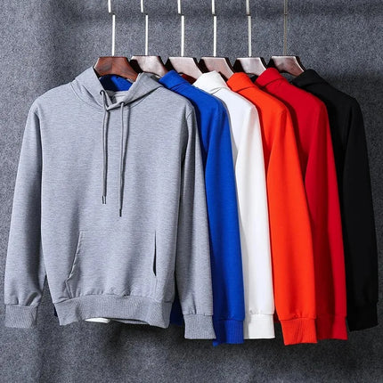 Casual Hoodies For Men Autumn Winter Clothing Loose Hooded Sweatshirt Print Long Sleeve Men's Pullover Oversize Male Tops
