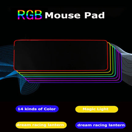 RGB Desk Mat LED Game Rubber Mousepad Calls Of Duty Mouse Pad Large Gaming Mouse Mat With Backlit Gamer Non-Slip Computer Carpet