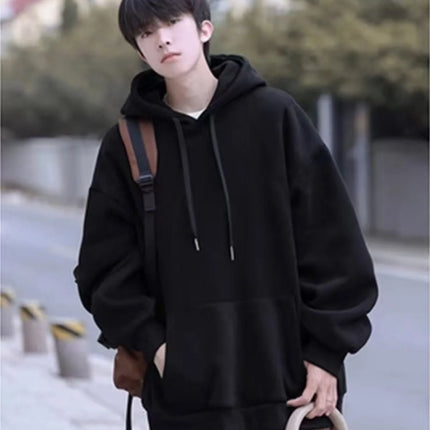 2025 Fashion Casual Hoodies Men Wholesale Plain White Pullover Hoodie Unisex Sweatshirt with Hood Popular Versatile Streetwear