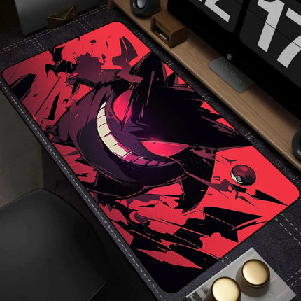 Purple Japan Anime Mouse Pad PC Cool P-pokemon Gamer Cabinet Keyboard Rug XXL G-gengar Extended Desk Mat Laptop Kawaii Mousepad