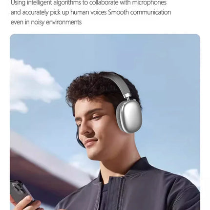Original Over-Ear Wireless Bluetooth Headphones Noise Cancelling Microphone Gaming Head  Mounted Earphones Supports TF Card