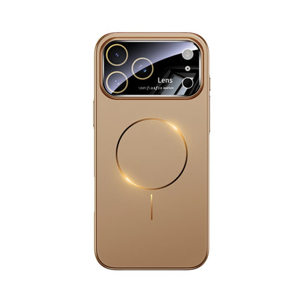 New Large Window Magsafe Phone Case for IPhone 17 Magnetic Wireless Charging Skin Feel PC Protection Phone Cover