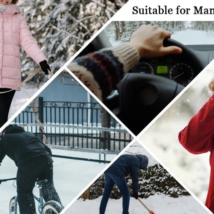Winter Gloves for Men Women Upgraded Touchscreen Gloves Outdoor Cycling Sports Thermal Warm Knit Glove for Running Driving
