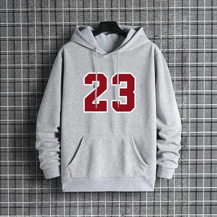 Men's Hoodie 2025 Fashion Warm Pullover Sweatshirt Casual Sporty Streetwear Male Hooded Top for Home Outdoor Fall Winter Outwear