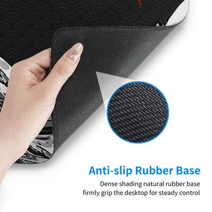 Black & Red Dragon God Mouse Pad Gaming XXL Non-Slip Keyboard Desk Mat Office Carpet Computer Mouse Mat XL New HD Print Mousepad