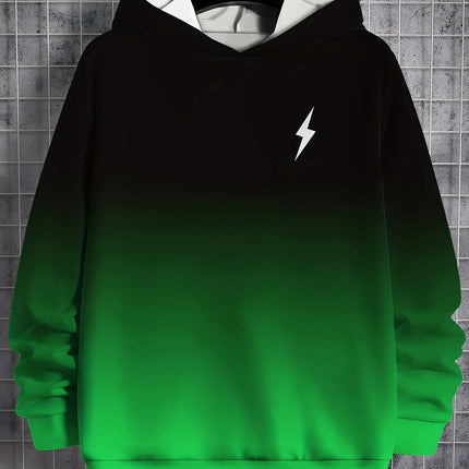 Men's Hoodie 3D Gradient Print Sweatshirts For Men Casual Hooded Shirt Hoodies Pullover Clothes Y2k Harajuku Top Men's Clothing