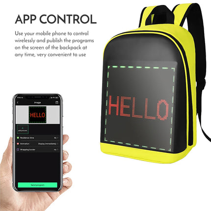 advertising backpack LED Color Screen Customizable Backpack Travel Bag Pack School Bag for Men Women College Students backpack