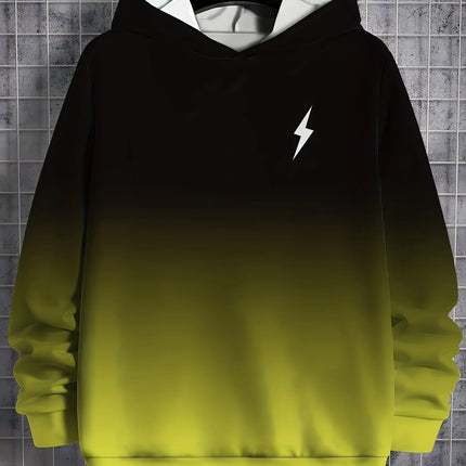 Men's Hoodie 3D Gradient Print Sweatshirts For Men Casual Hooded Shirt Hoodies Pullover Clothes Y2k Harajuku Top Men's Clothing