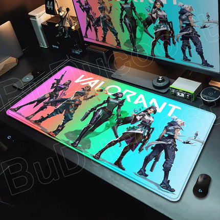 HD XXL MousePad Valorant Gaming Mouse Pad Large Home Desk Mats Keyboard Natural Rubber Non-slip Soft Office Carpet Mat Accessory