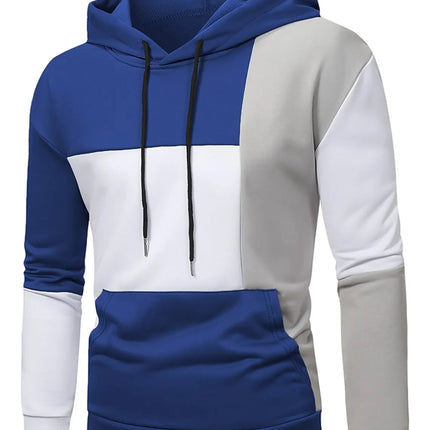 Men's Hoodie Hooded Color Block Pocket Sports & Outdoor Streetwear Cool Casual Spring & Fall Clothing Apparel Hoodies Sweatshirt